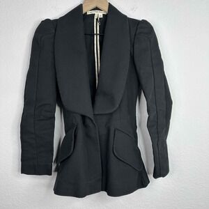 Twenty8Twelve Blazer Jacket 2 Black Goth Dark Academia Grunge Witchy Steampunk